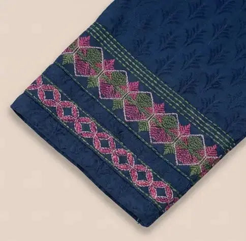 The Midnight Azure Jacquard Co-ord Set TLS