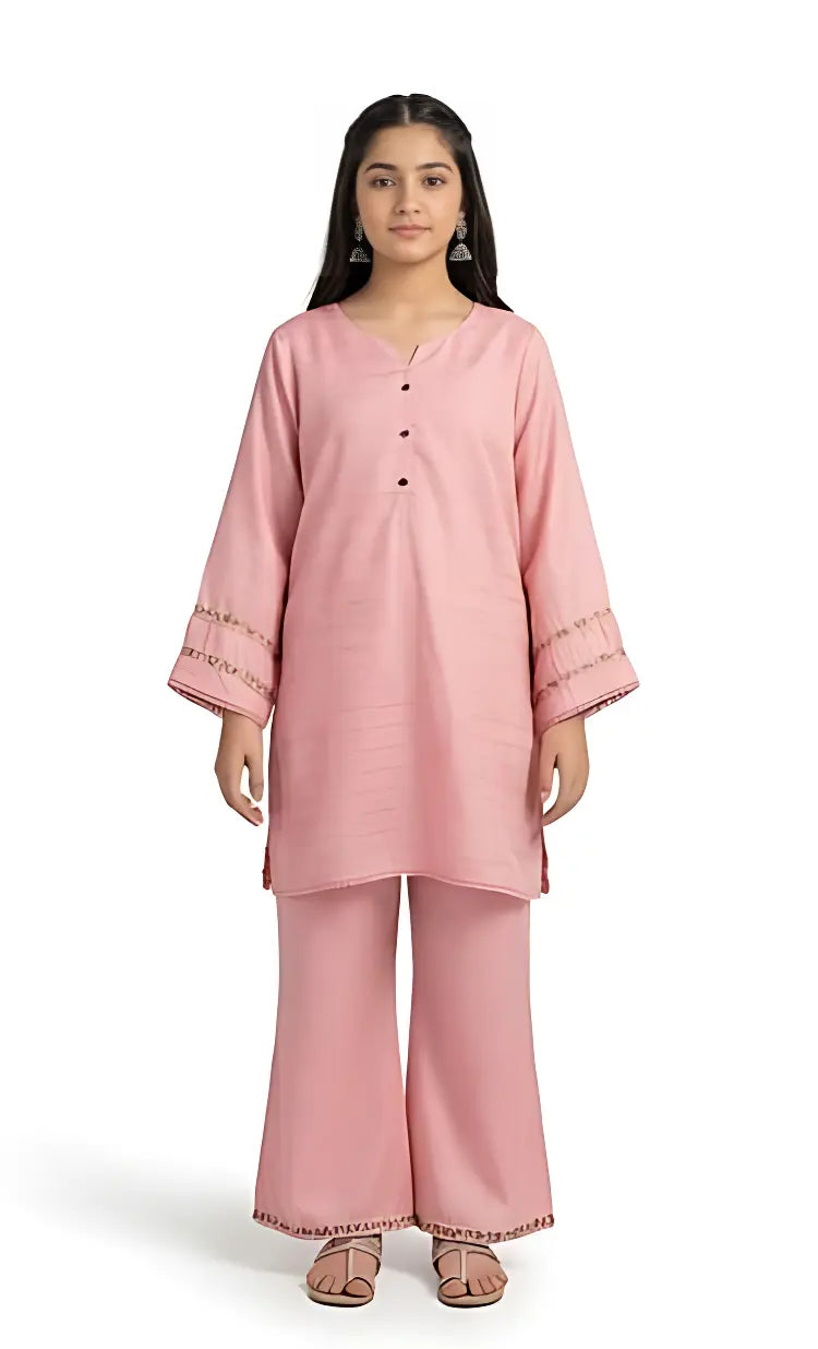 The Blush Rose Textured Co-ord Set TLS