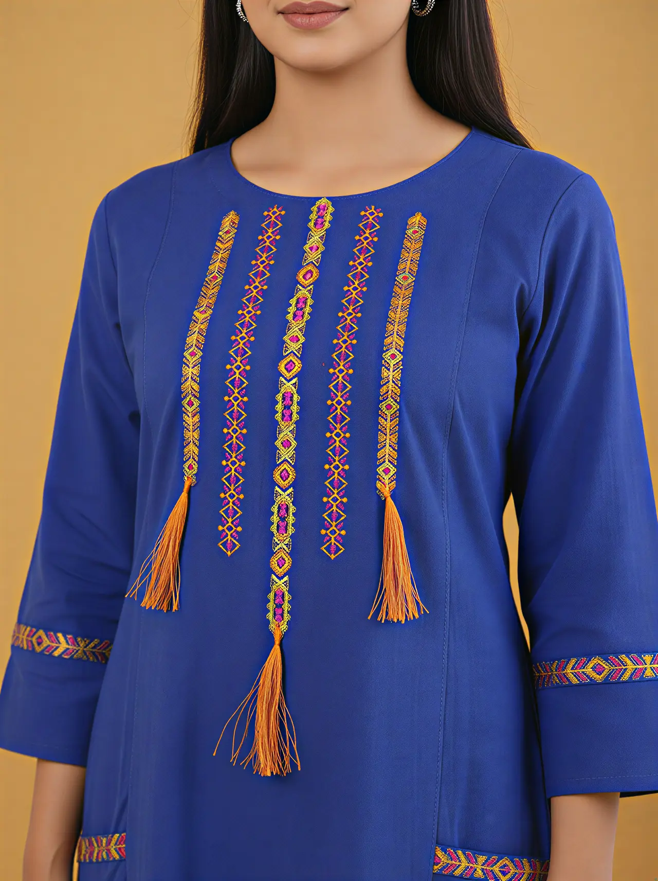Royal Blue-Kurti TLS