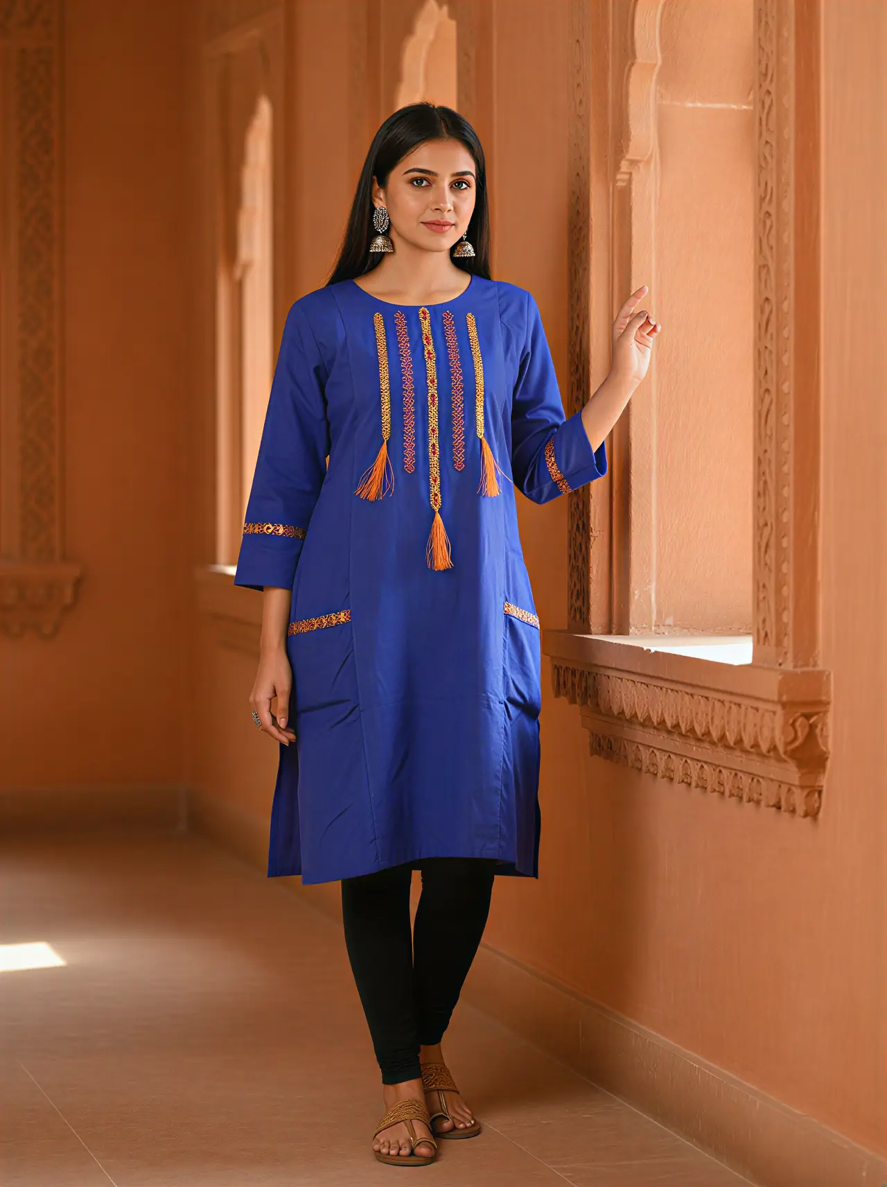 Royal Blue-Kurti TLS